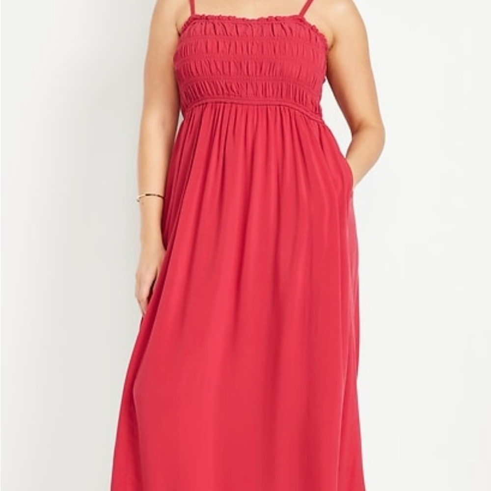 Old Navy Red Maxi Dress